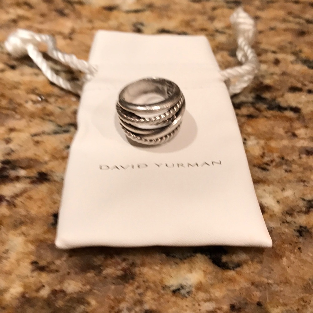 David yurman double cross over ring